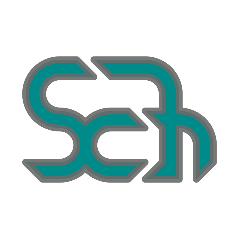 Custom logo showing the characters 'Sch'